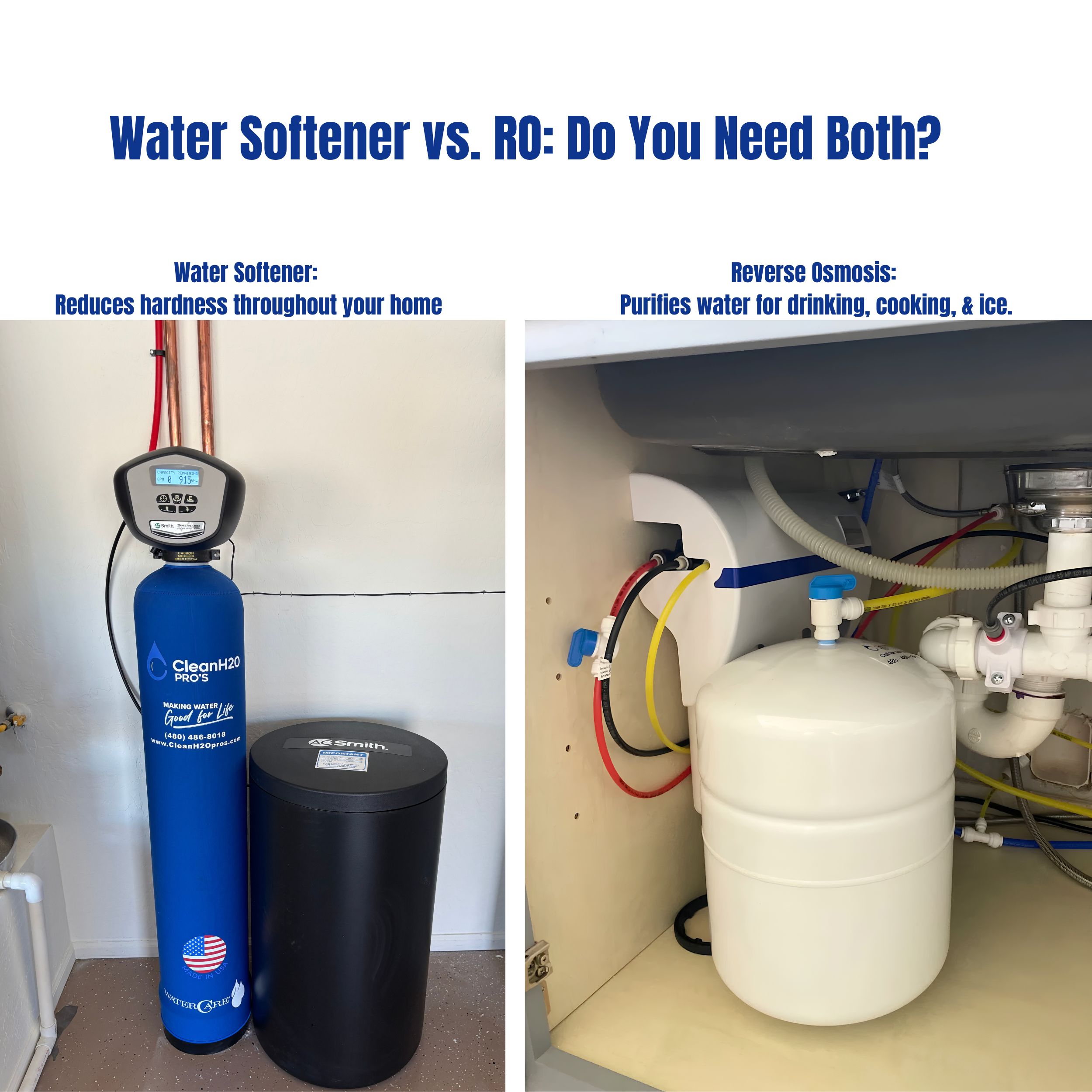 Water Softener vs. RO in Arizona: Do You Need Both?